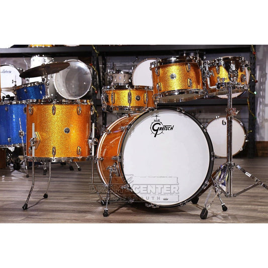 Gretsch Brooklyn 5pc Euro Drum Set Gold Sparkle