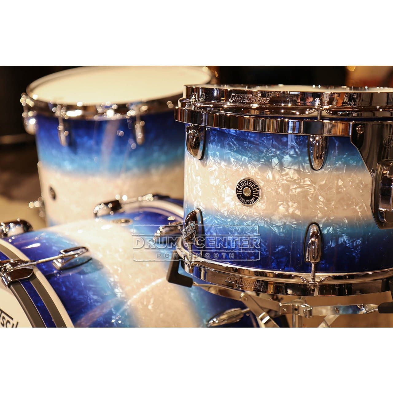 Gretsch Brooklyn 3pc Classic Drum Set Blue Burst