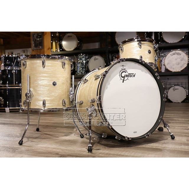 Gretsch Brooklyn 3pc Classic Drum Set Creme Oyster