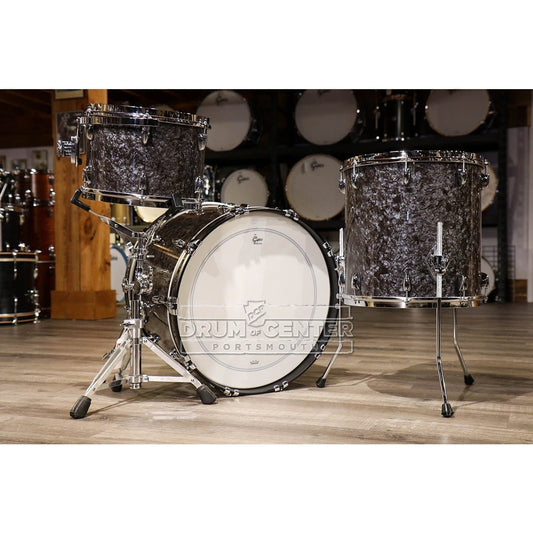 Gretsch Brooklyn 3pc Classic Drum Set Deep Black Marine Pearl