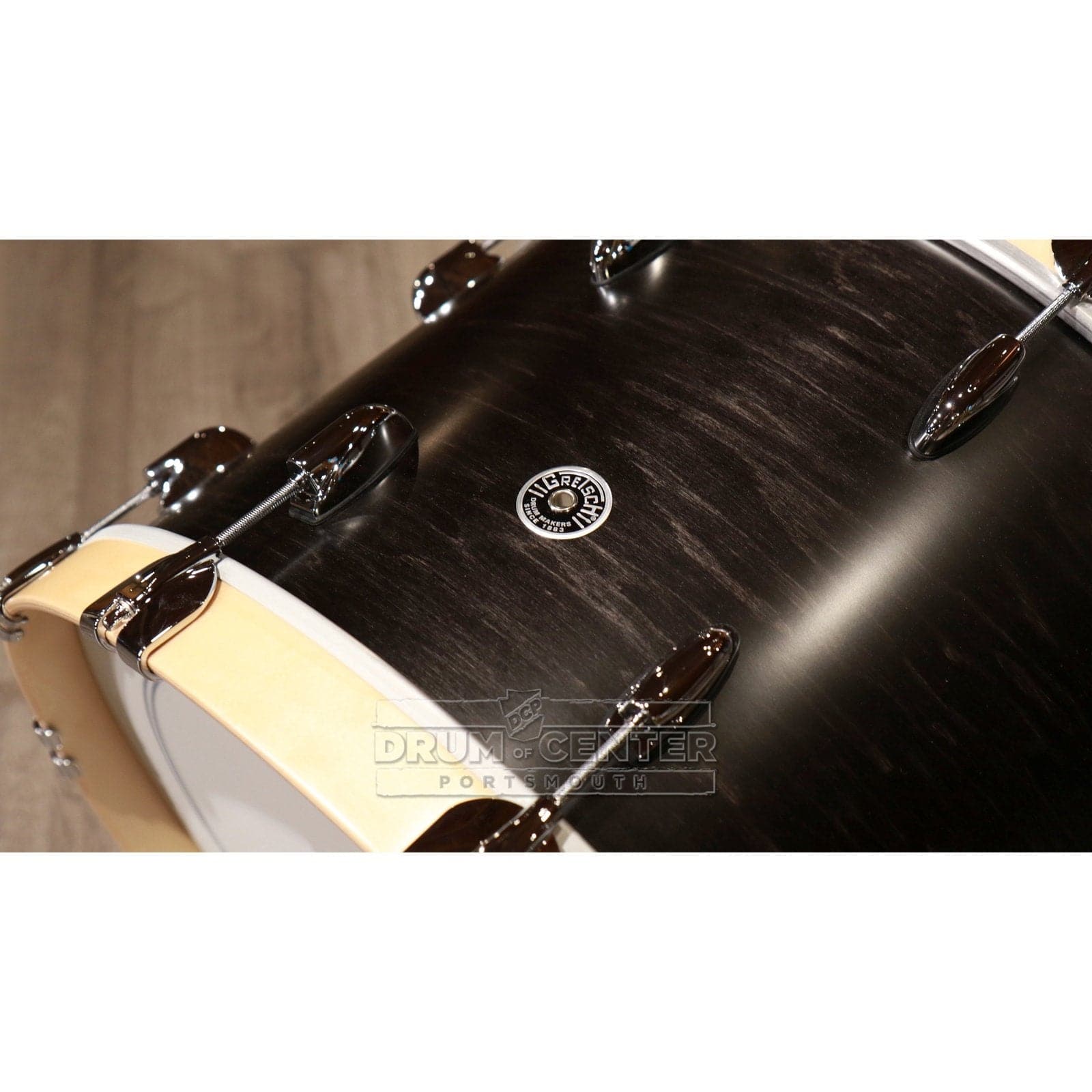 Gretsch Brooklyn 3pc Classic Drum Set Satin Dark Ebony
