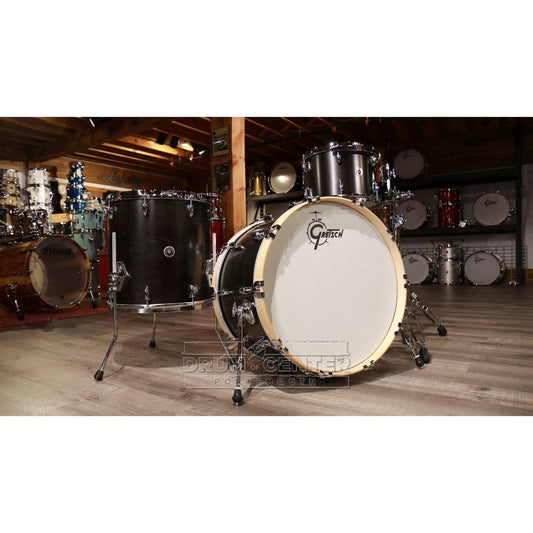 Gretsch Brooklyn 3pc Classic Drum Set Satin Dark Ebony