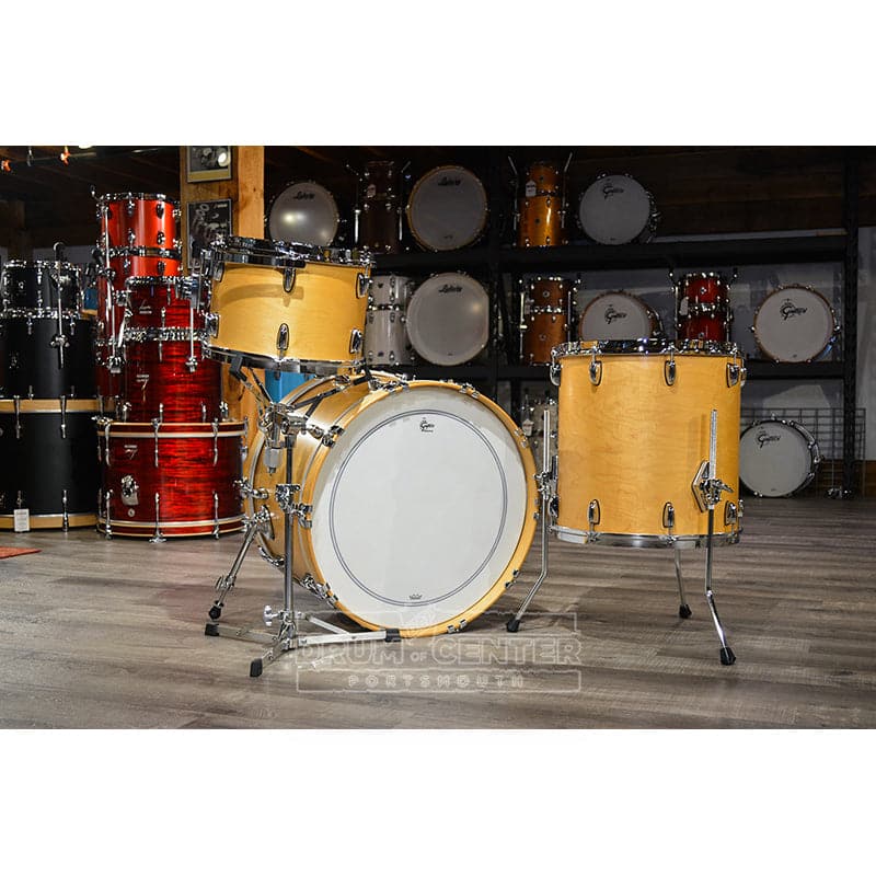 Gretsch Brooklyn 3pc Classic Drum Set Satin Natural