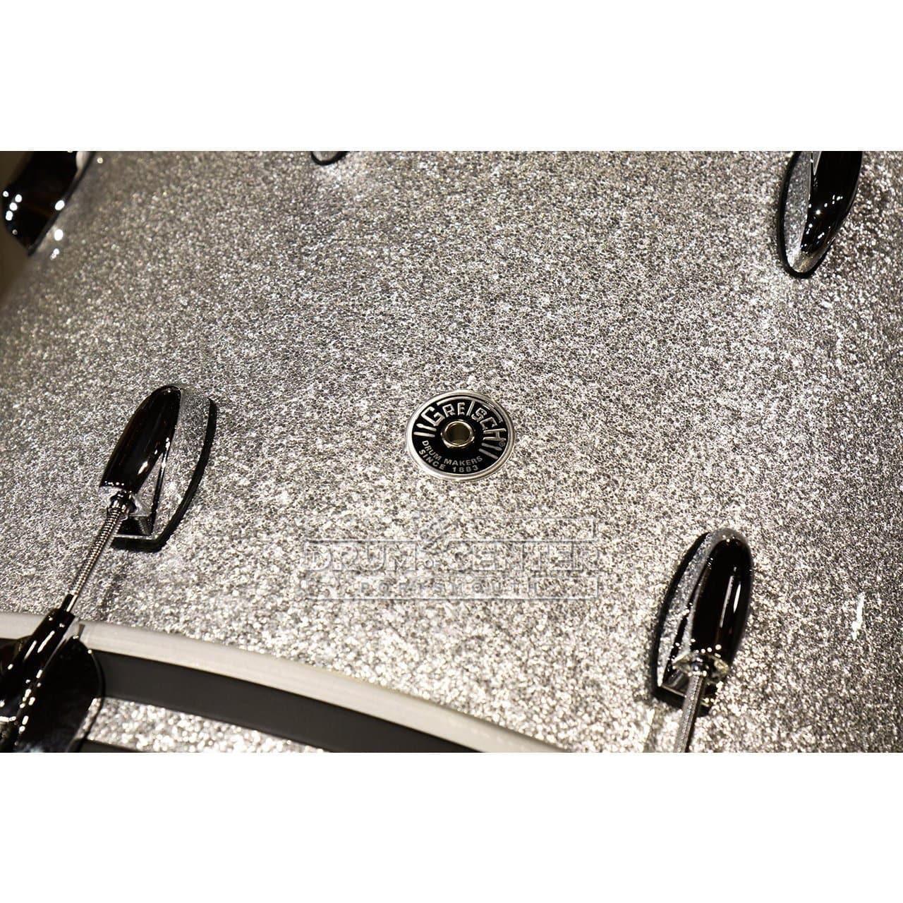 Gretsch Brooklyn 3pc Classic Drum Set Silver Sparkle