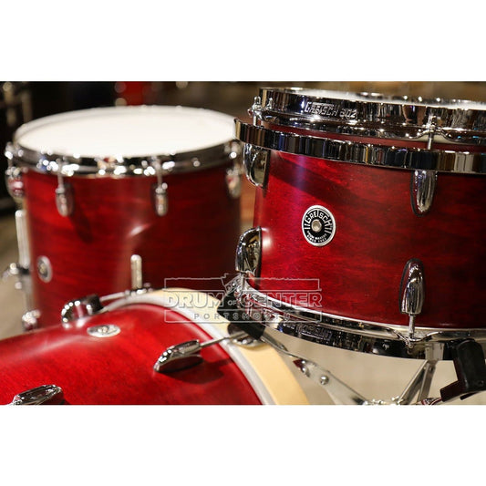 Gretsch Brooklyn 3pc Drum Set Satin Cherry Red