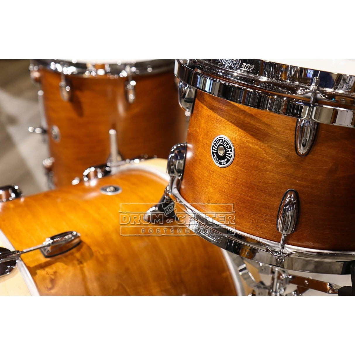 Gretsch Brooklyn 3pc Drum Set Satin Mahogany