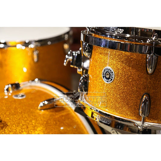 Gretsch Brooklyn 3pc Drum Set w/26BD Gold Sparkle