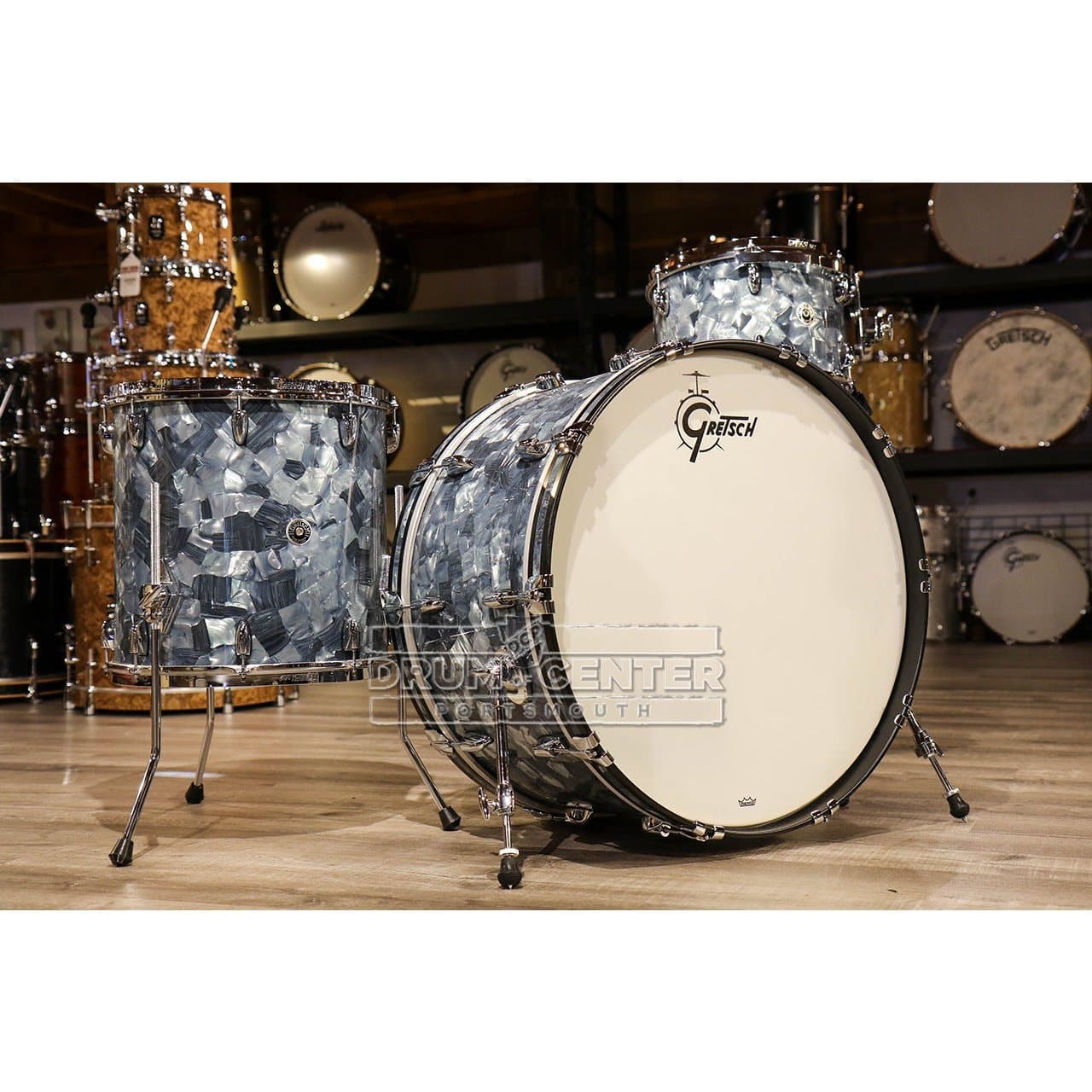 Gretsch Brooklyn 3pc Drum Set w/26BD Abalone