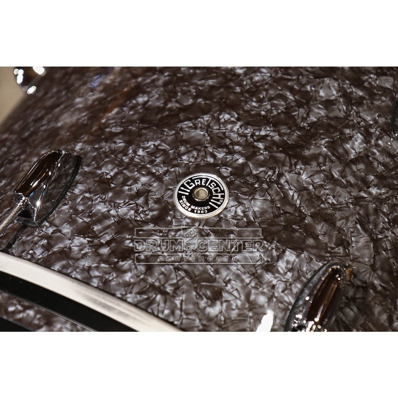 Gretsch Brooklyn 3pc Drum Set w/26BD Deep Black Marine Pearl