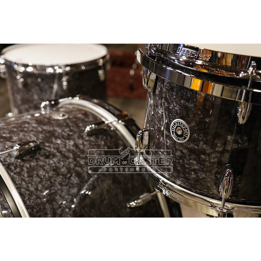 Gretsch Brooklyn 3pc Drum Set w/26BD Deep Black Marine Pearl