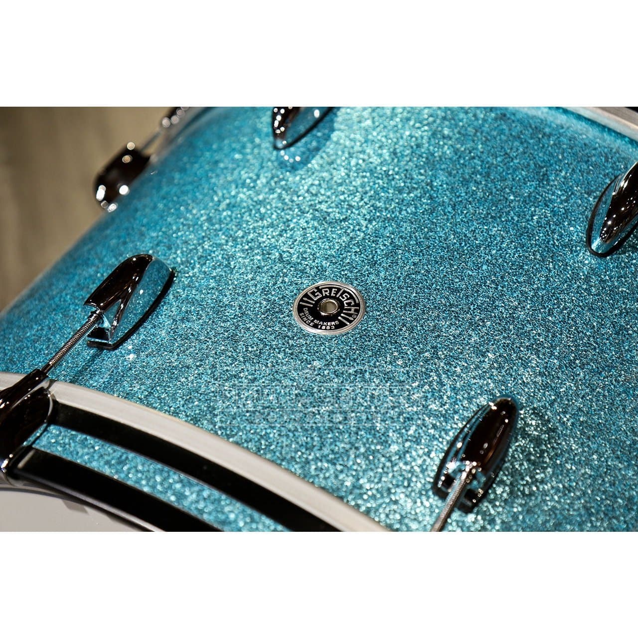 Gretsch Brooklyn 3pc Drum Set w/26BD Turquoise Sparkle - DCP Exclusive!