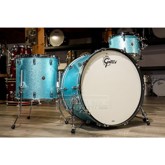 Gretsch Brooklyn 3pc Drum Set w/26BD Turquoise Sparkle - DCP Exclusive!