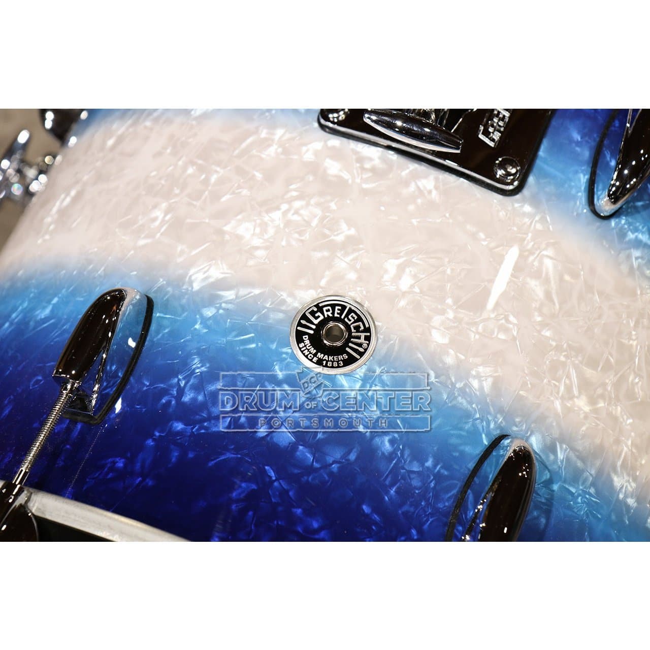 Gretsch Brooklyn 3pc Jazz Drum Set Blue Burst Pearl