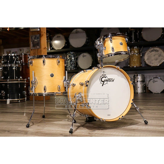 Gretsch Brooklyn 3pc Jazz Drum Set Satin Natural