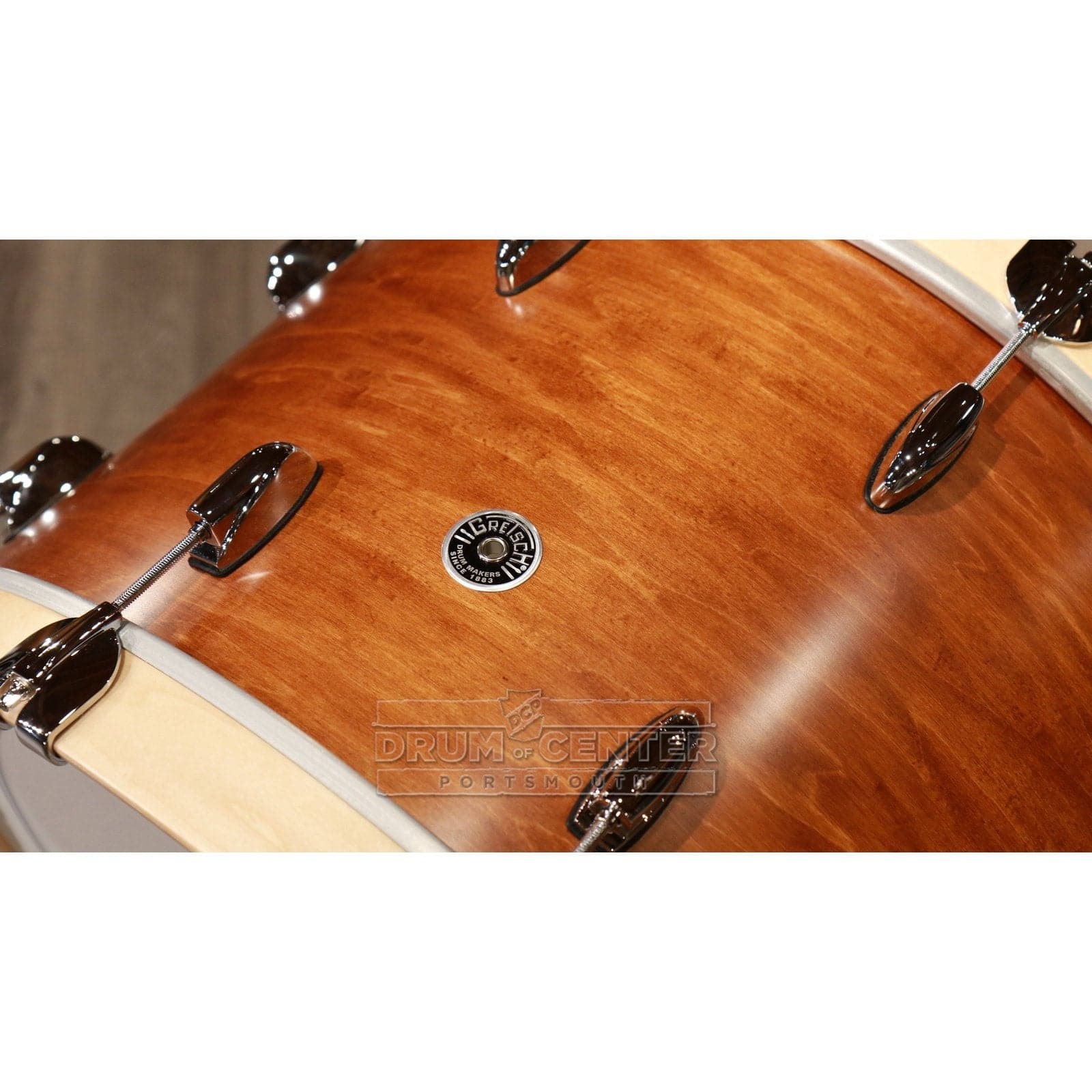 Gretsch Brooklyn 3pc Rock Drum Set Satin Mahogany