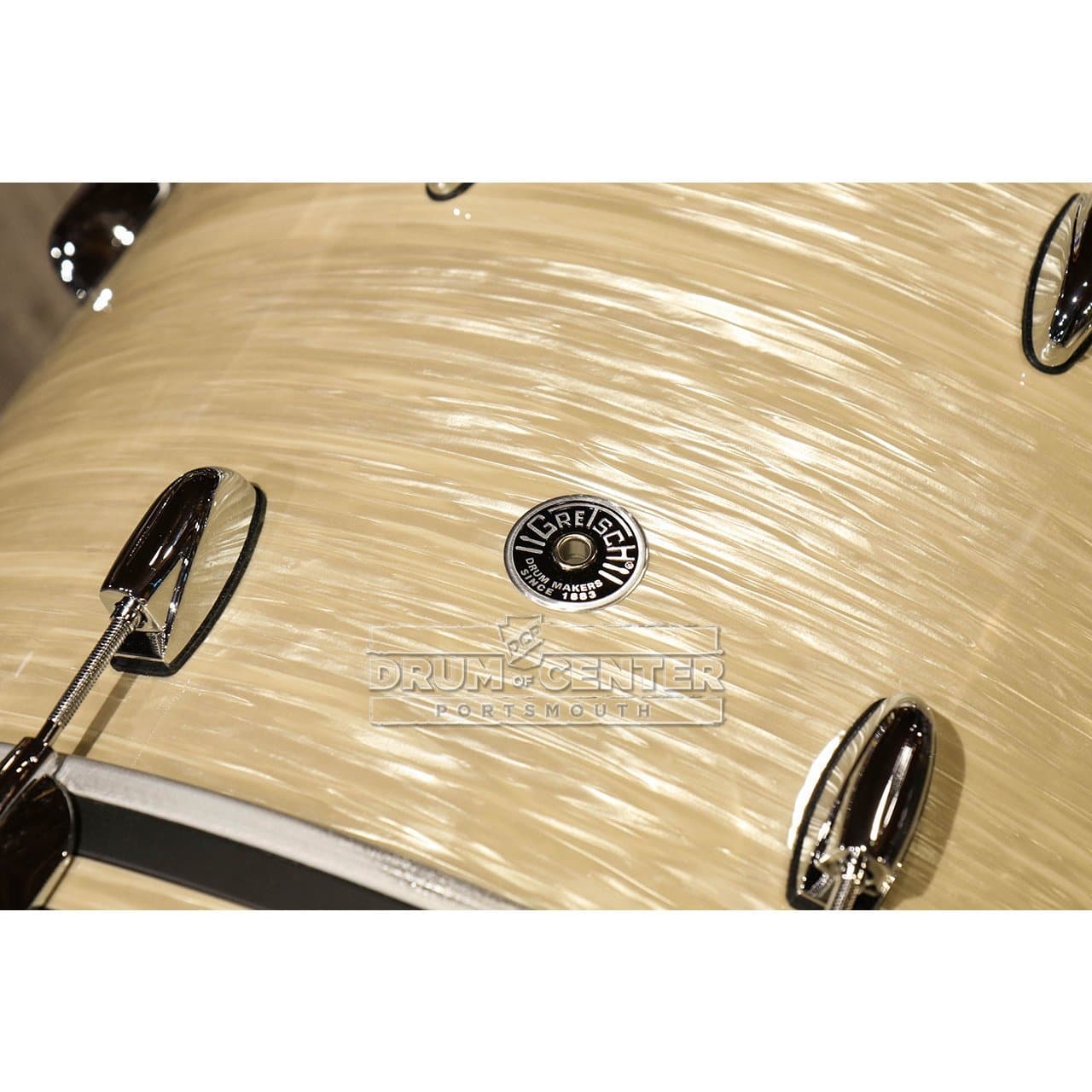 Gretsch Brooklyn 3pc Rock Drum Set Creme Oyster
