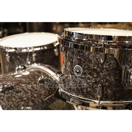Gretsch Brooklyn 3pc Rock Drum Set Deep Black Marine Pearl