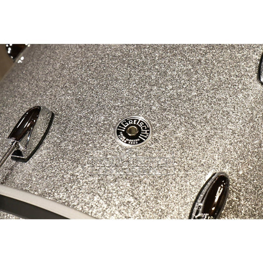 Gretsch Brooklyn 3pc Rock Drum Set Silver Sparkle