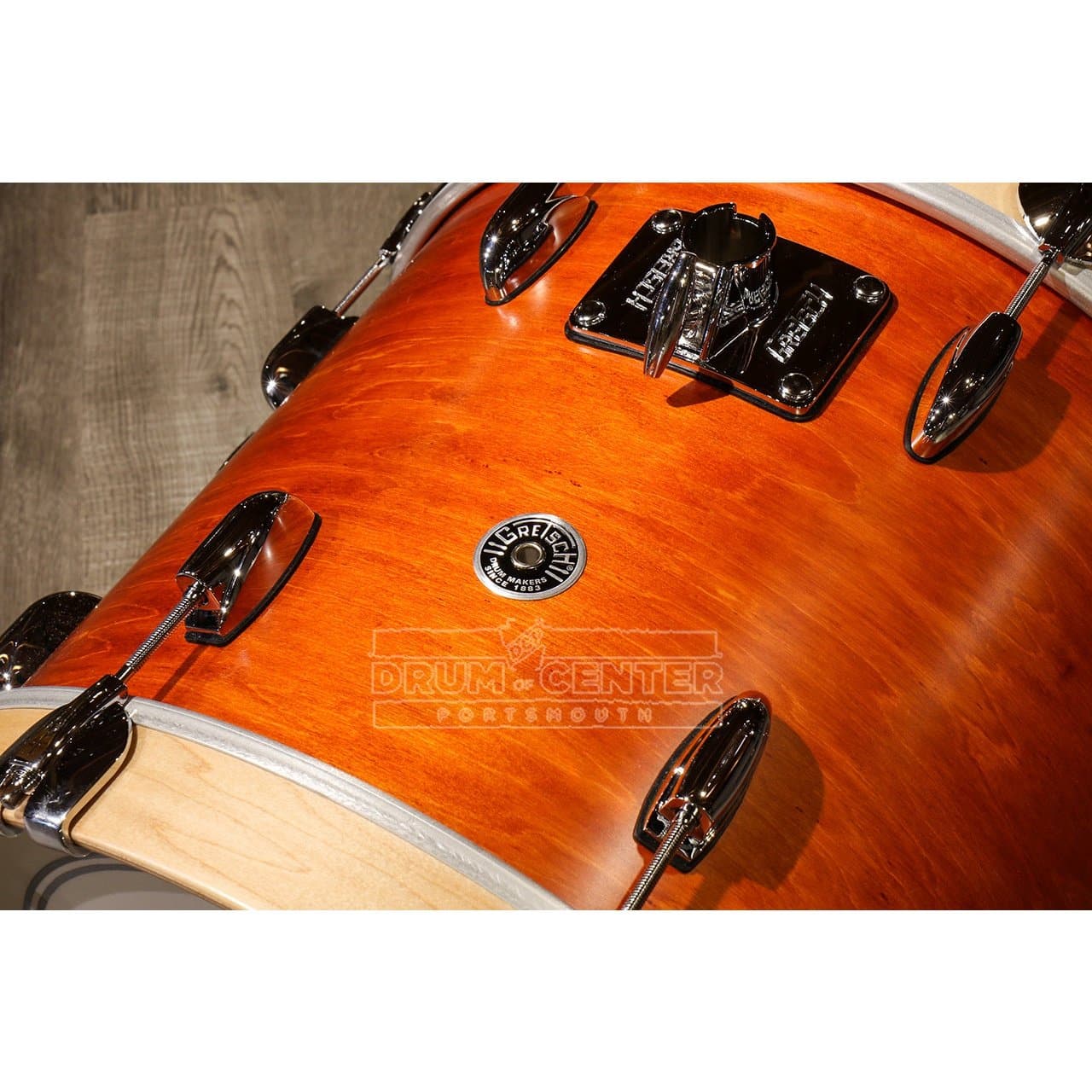 Gretsch Brooklyn 3pc Jazz Drum Set Satin Burnt Orange
