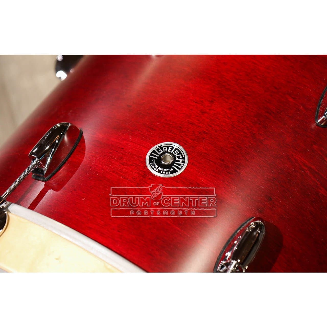 Gretsch Brooklyn 4pc Drum Set Satin Cherry Red