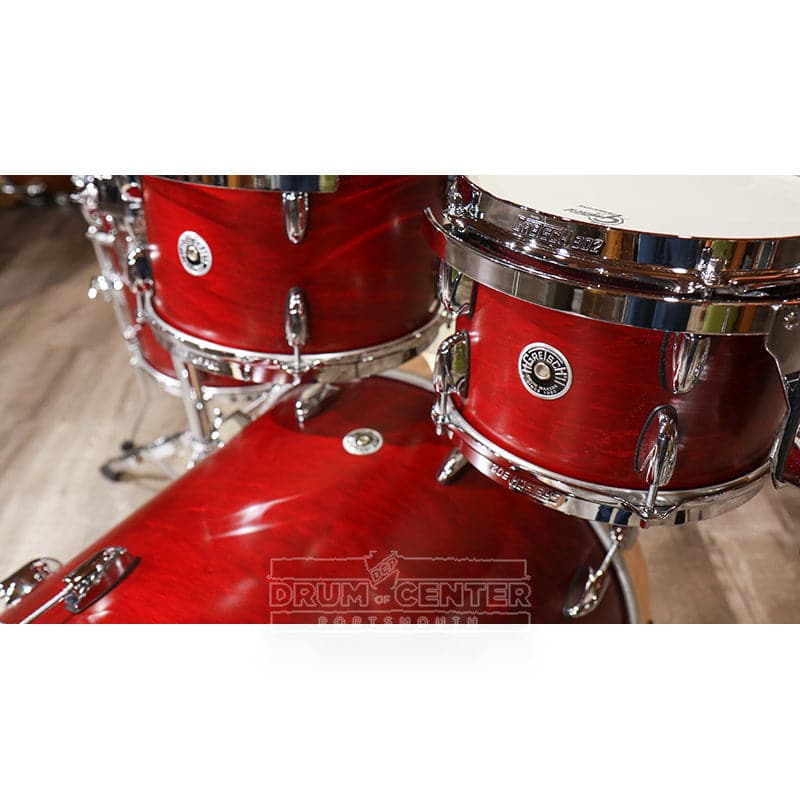 Gretsch Brooklyn 4pc Euro Drum Set Satin Cherry Red