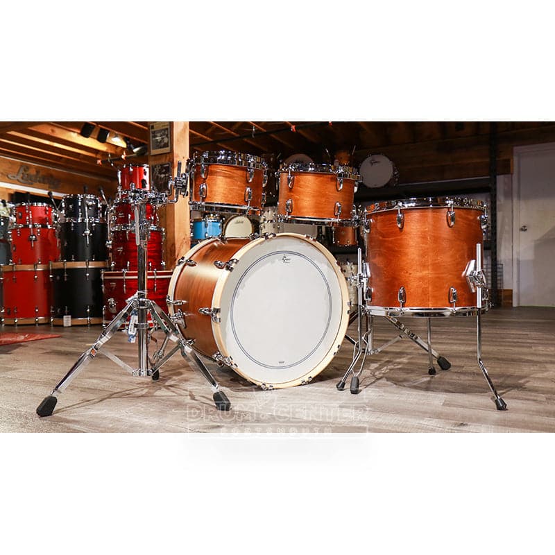 Gretsch Brooklyn 4pc Euro Drum Set Satin Mahogany