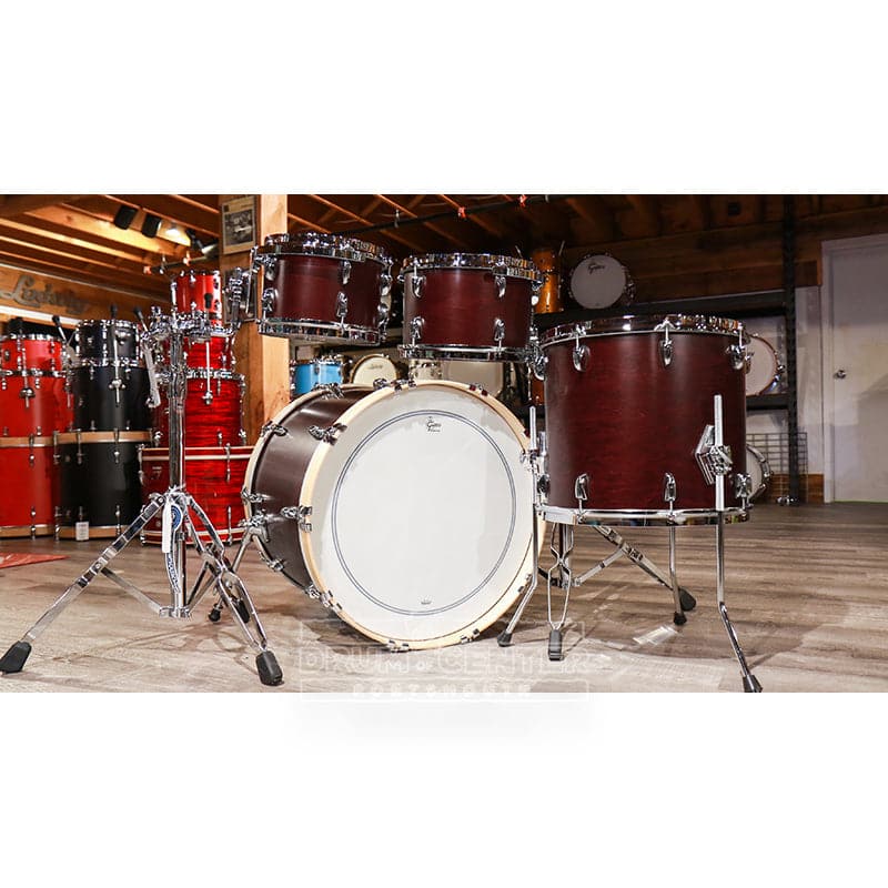 Gretsch Brooklyn 4pc Euro Drum Set Satin Walnut - DCP Exclusive!