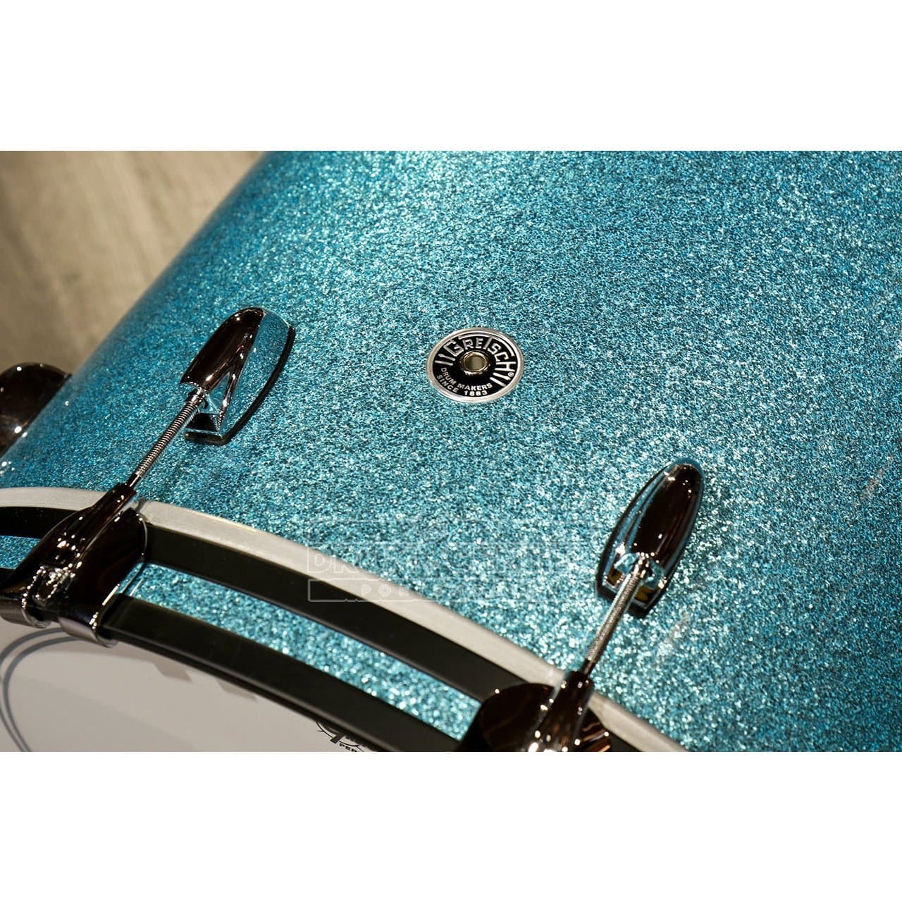 Gretsch Brooklyn 4pc Euro Drum Set Turquoise Sparkle