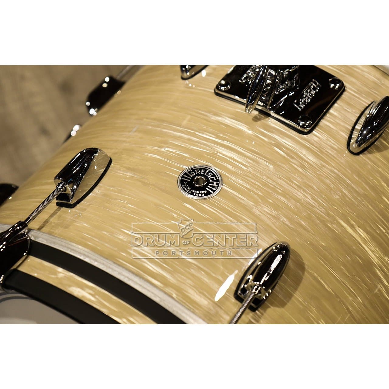 Gretsch Brooklyn 3pc Jazz Drum Set Creme Oyster