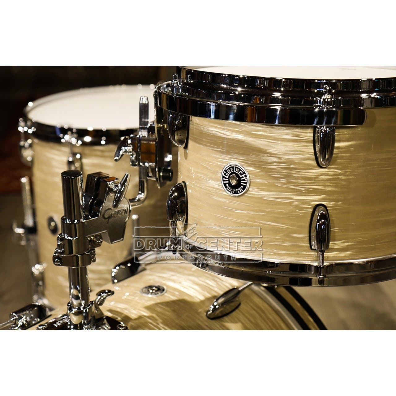 Gretsch Brooklyn 3pc Jazz Drum Set Creme Oyster