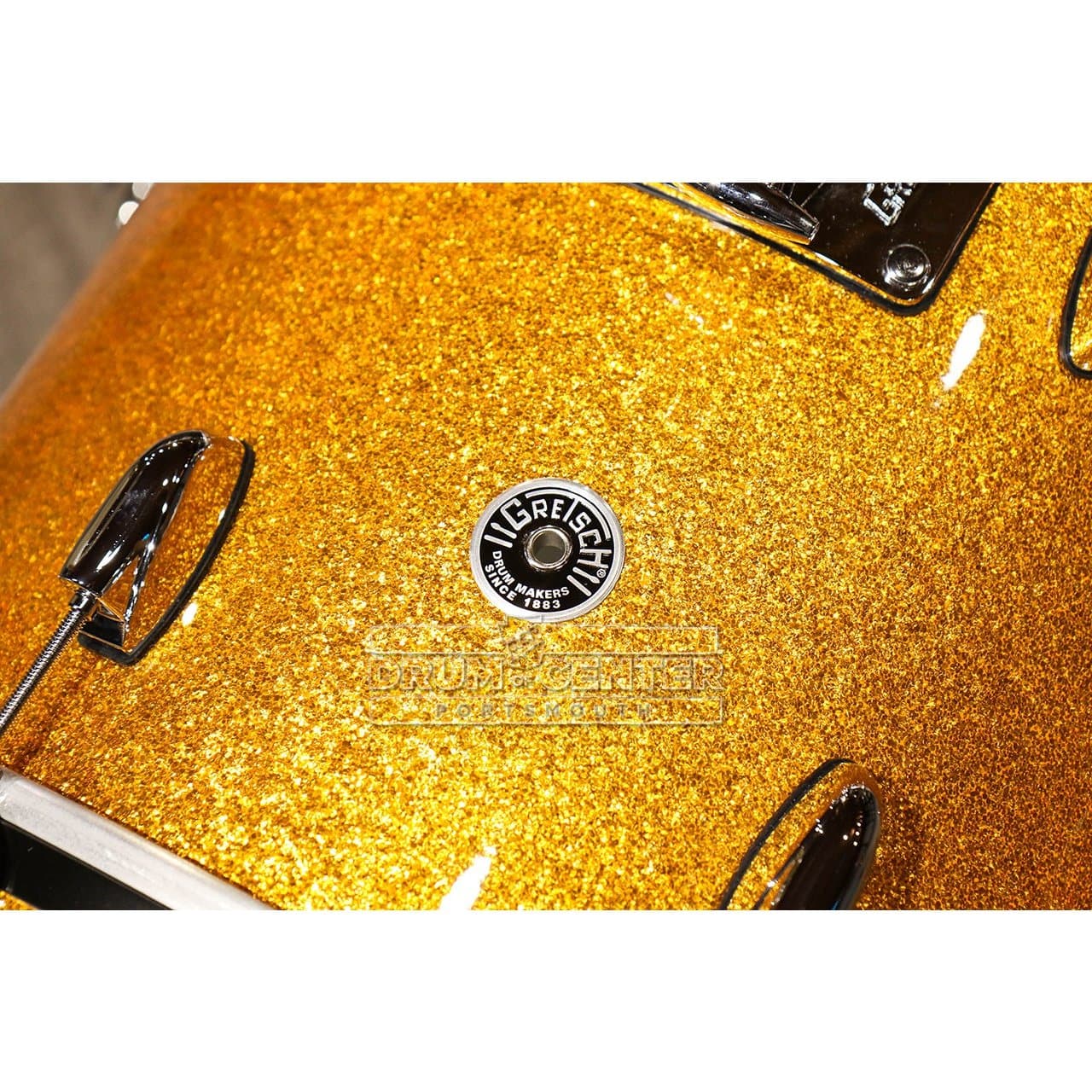 Gretsch Brooklyn 4pc Jazz Drum Set Gold Sparkle