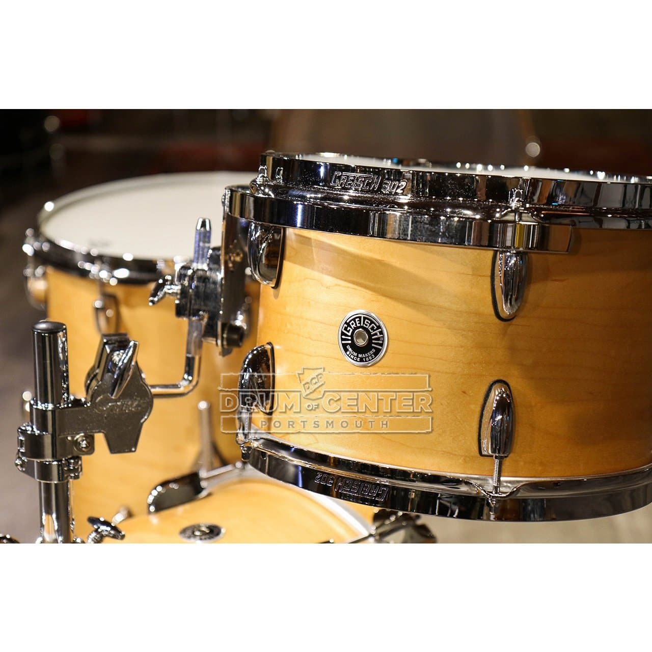 Gretsch Brooklyn 4pc Jazz Drum Set Satin Natural