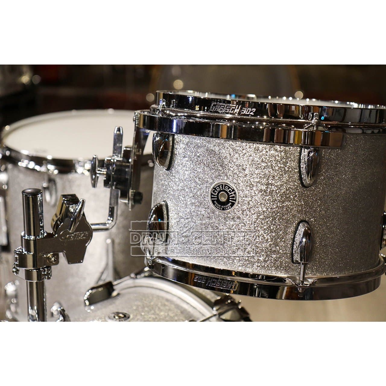Gretsch Brooklyn 4pc Jazz Drum Set Silver Sparkle