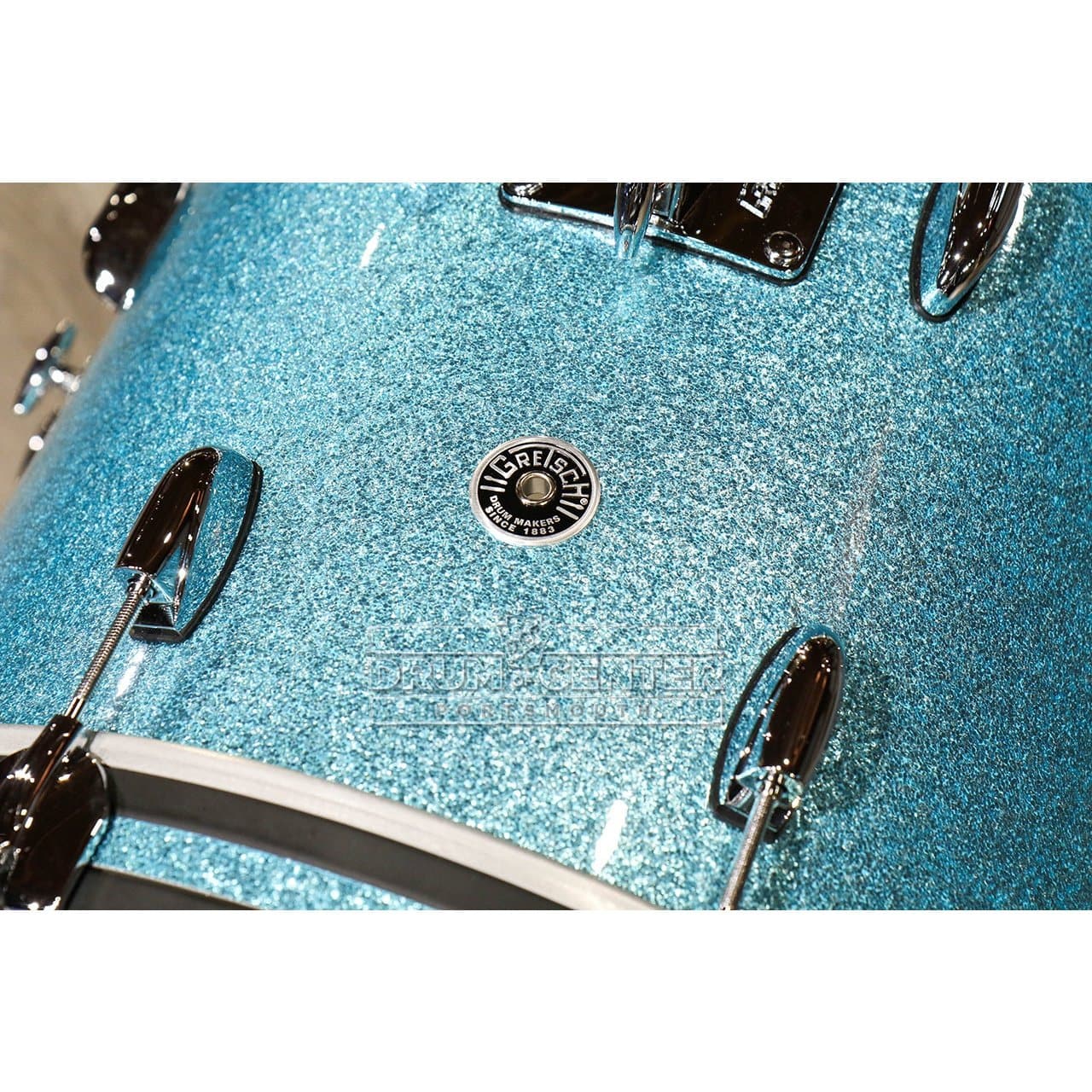 Gretsch Brooklyn 4pc Jazz Drum Set Turquoise Sparkle