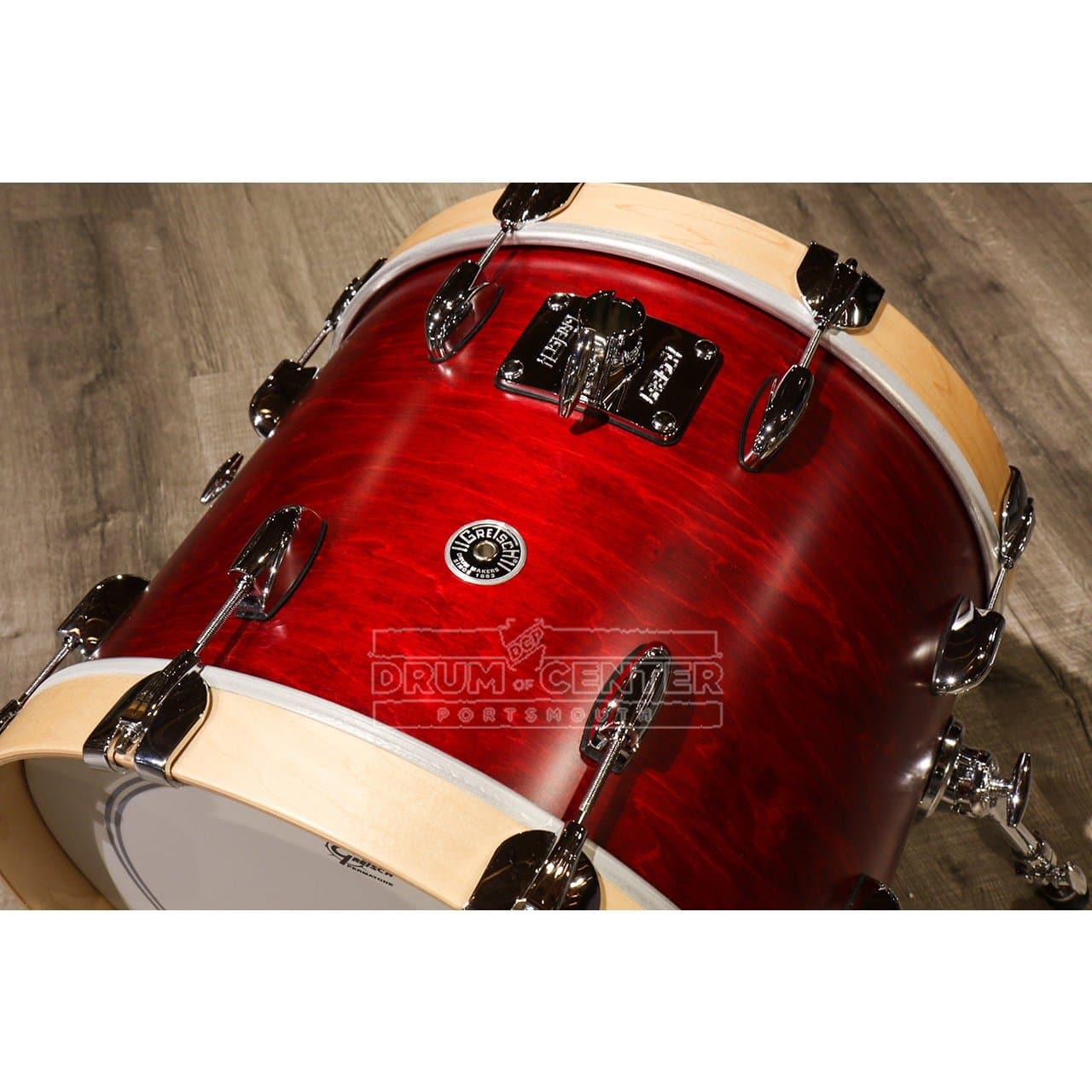 Gretsch Brooklyn 3pc Jazz Drum Set Satin Cherry Red