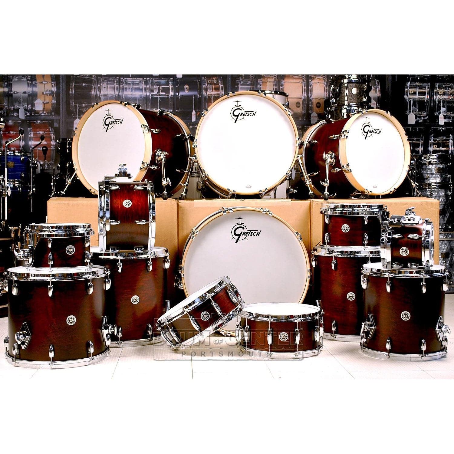Gretsch Brooklyn Floor Tom 18x16 Satin Walnut - DCP Exclusive!