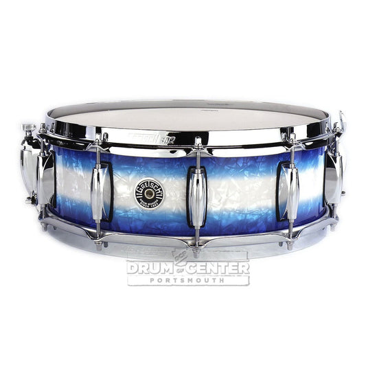 Gretsch Brooklyn Snare Drum 14x5 10-Lug Blue Burst Pearl