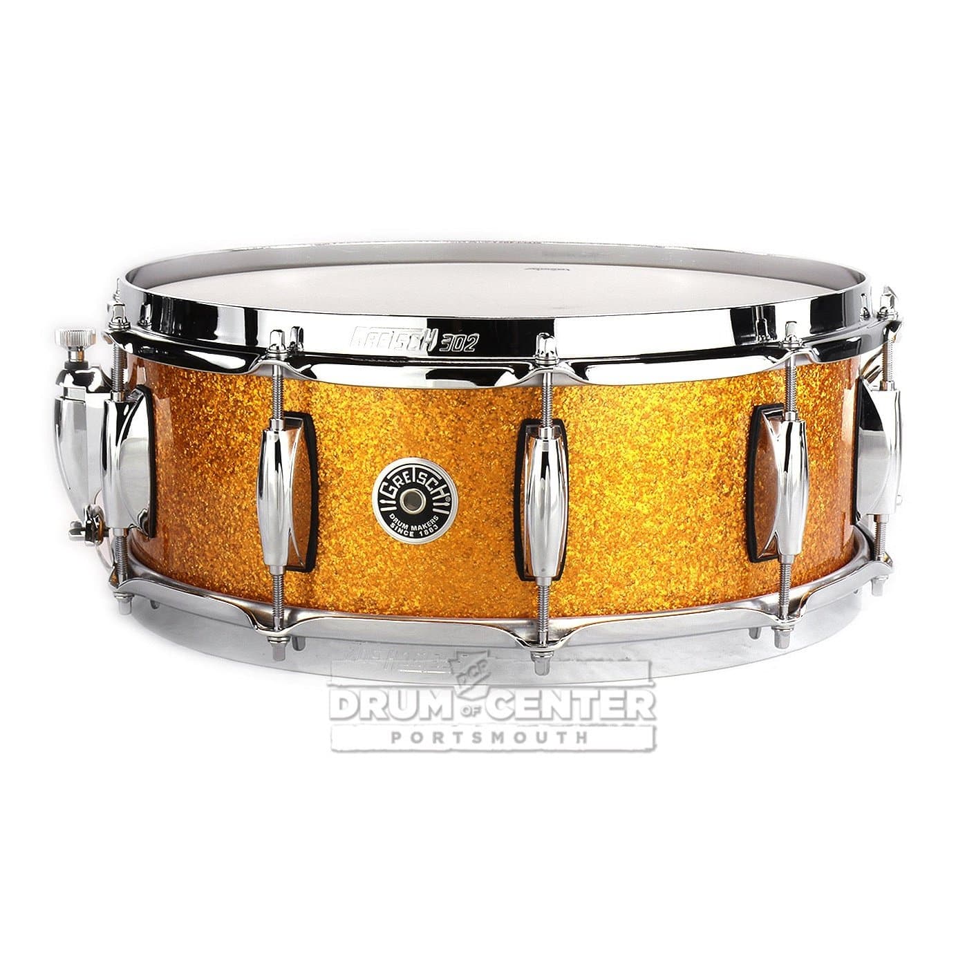 Gretsch Brooklyn Snare Drum 14x5 10-Lug Gold Sparkle