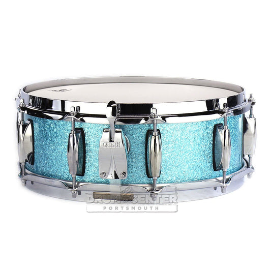 Gretsch Brooklyn Snare Drum 14x5 10-Lug Turquoise Sparkle