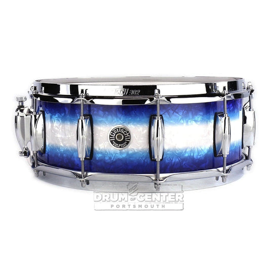 Gretsch Brooklyn Snare Drum 14x5.5 10-Lug Blue Burst Pearl