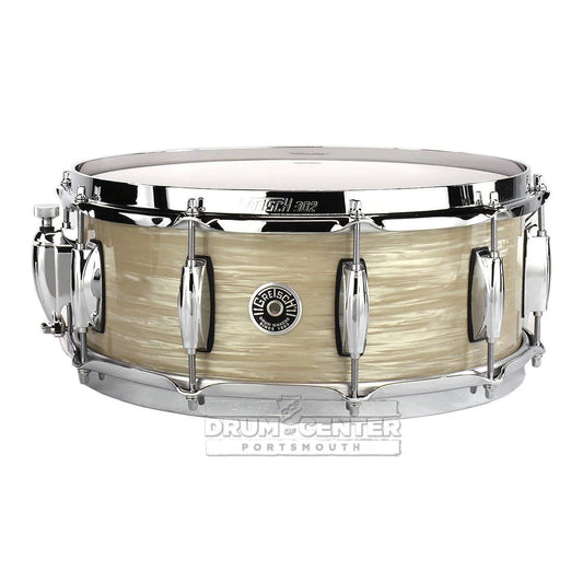 Gretsch Brooklyn Snare Drum 14x5.5 10-Lug Creme Oyster