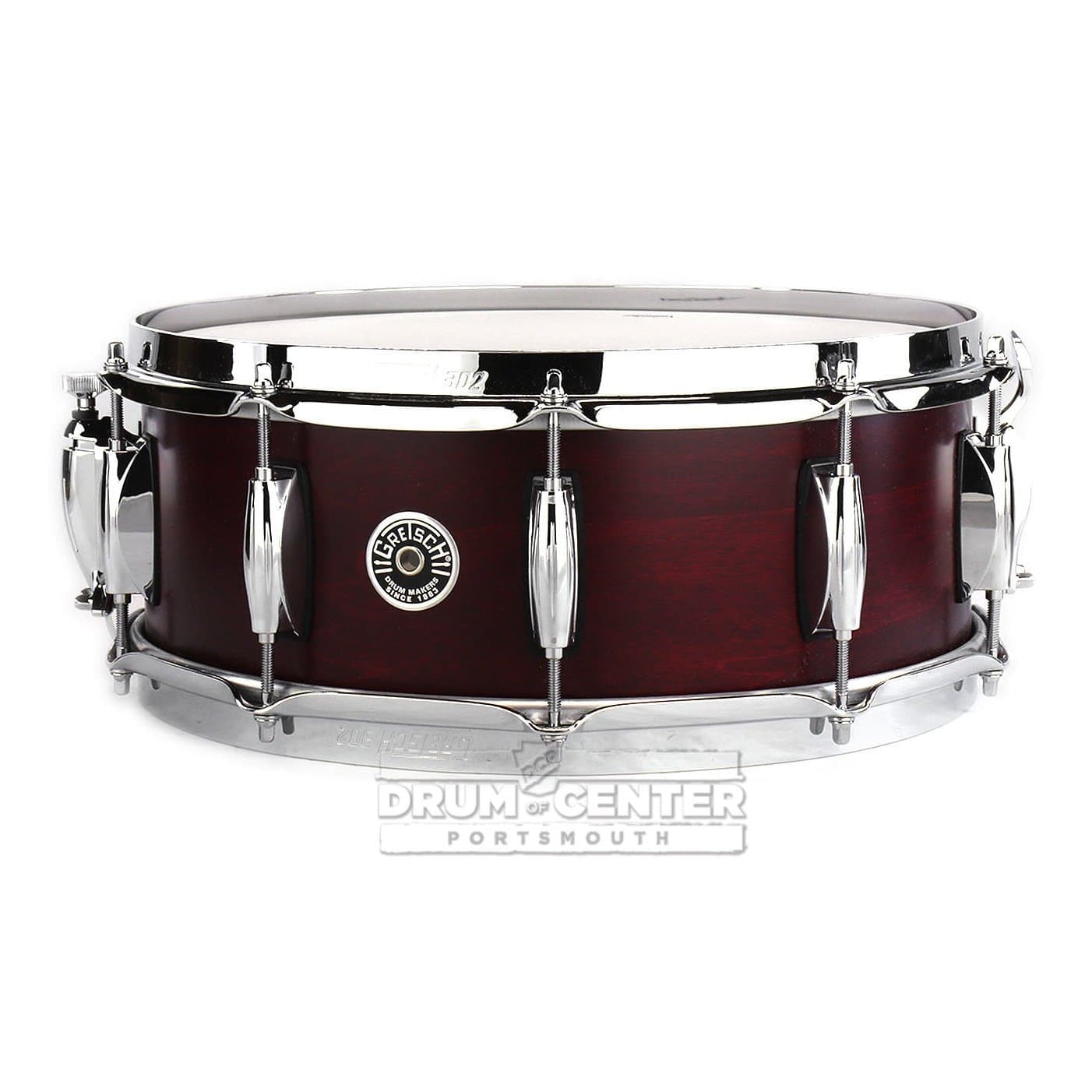 Gretsch Brooklyn Snare Drum 14x5.5 10-Lug Satin Cherry Red