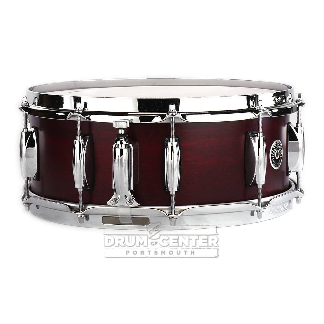 Gretsch Brooklyn Snare Drum 14x5.5 10-Lug Satin Cherry Red