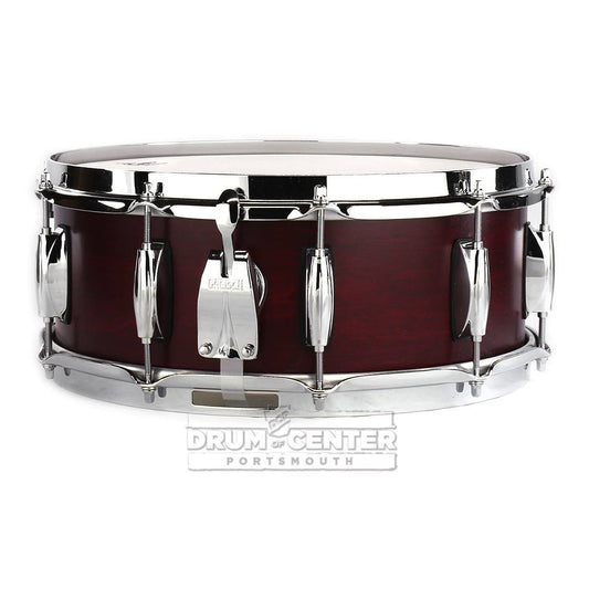 Gretsch Brooklyn Snare Drum 14x5.5 10-Lug Satin Cherry Red