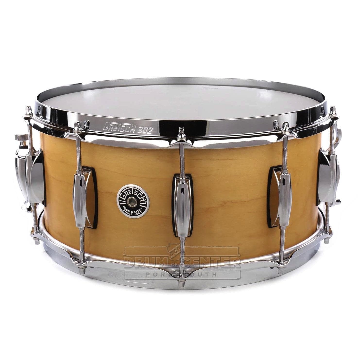 Gretsch Brooklyn Snare Drum 14x6.5 10-Lug Satin Millennium Maple