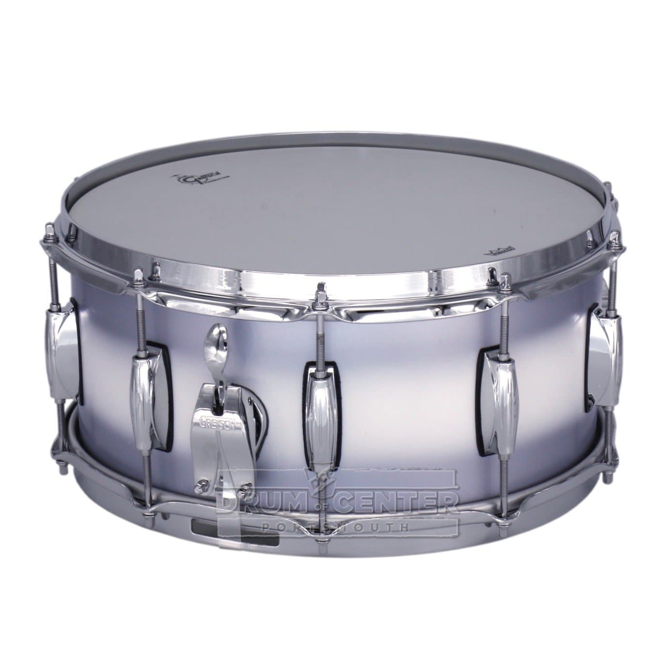 Gretsch Brooklyn Snare Drum 14x6.5 10-Lug Silver Mist Duco