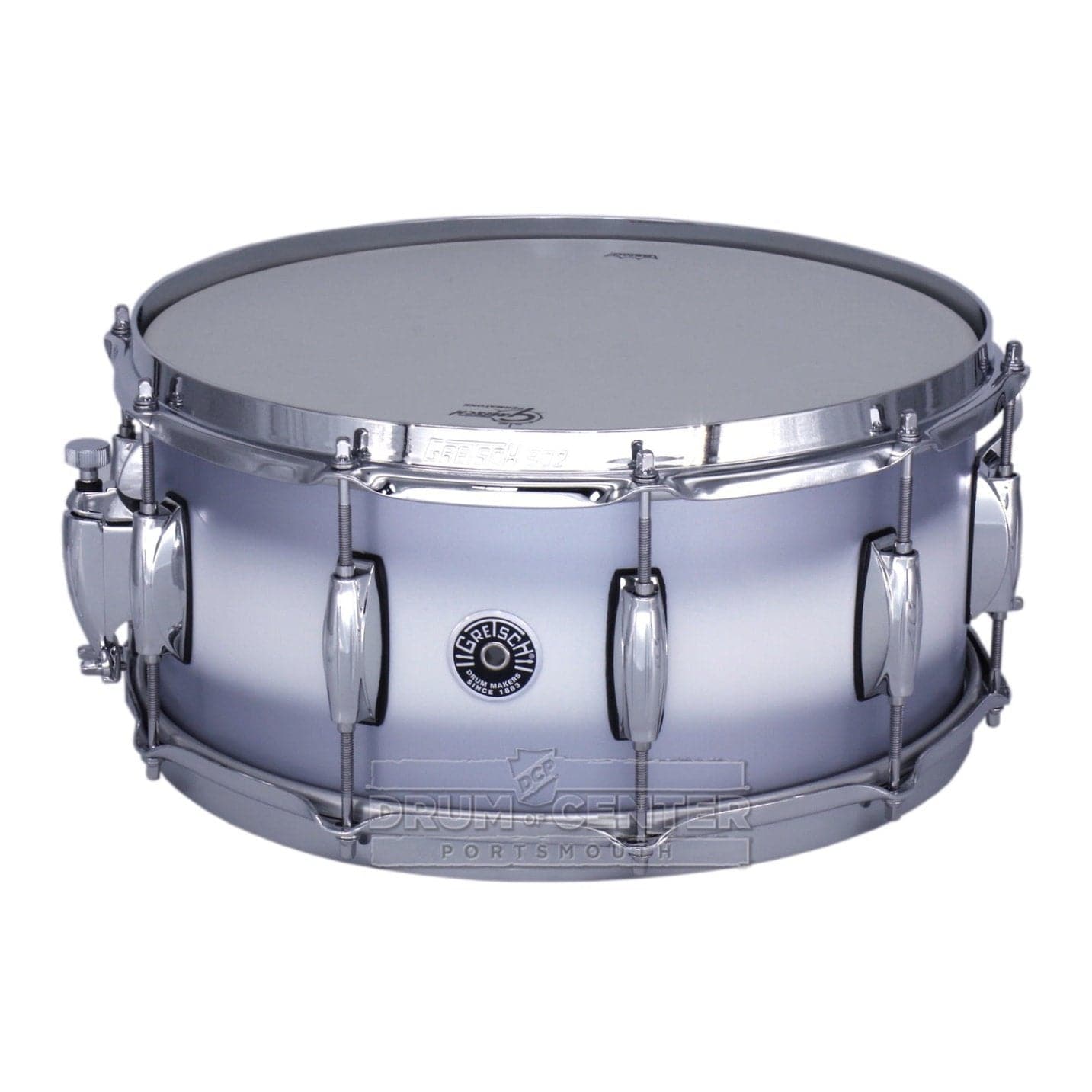 Gretsch Brooklyn Snare Drum 14x6.5 10-Lug Silver Mist Duco