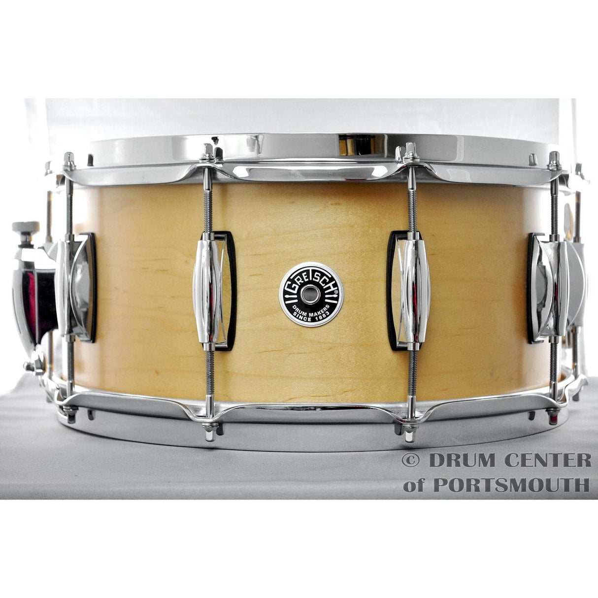 Gretsch Brooklyn Snare Drum 6.5x14 10-Lug Satin Natural
