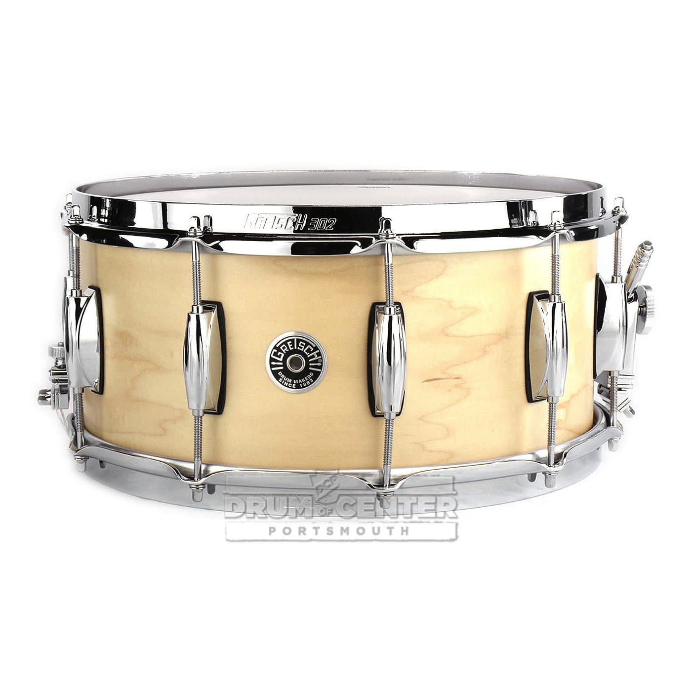 Gretsch GBSS6514S1CM Brooklyn Straight Satin Snare Drum 14x6.5 10-Lug