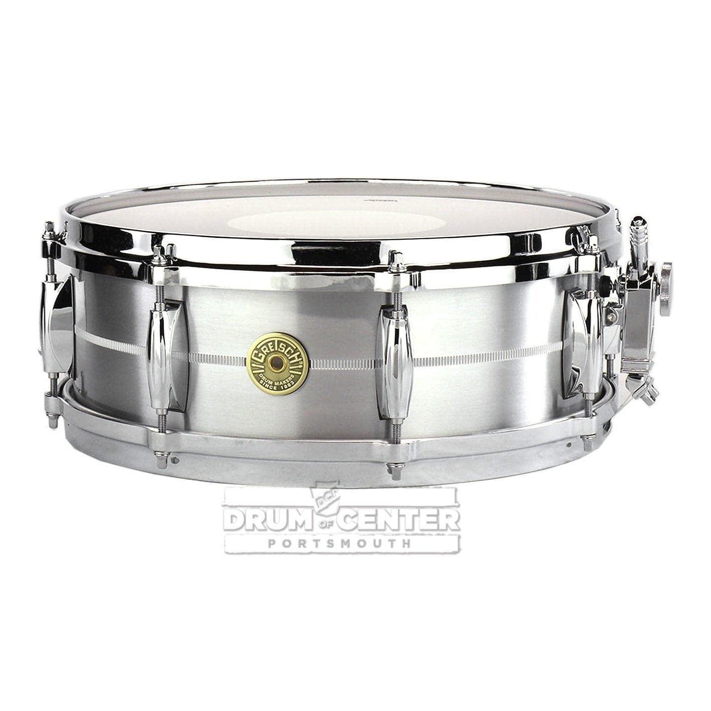 Gretsch G4160SAM Solid Aluminum Snare Drum 14x5 w/Micro-Sensitive Strainer